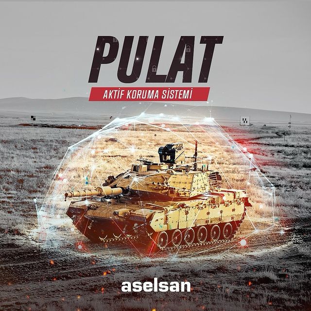 ASELSAN'dan Tanklara Yeni Koruma Sistemi: PULAT Aktif Koruma Sistemi