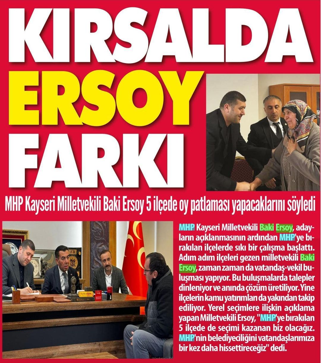 MHP'li Baki Ersoy: 