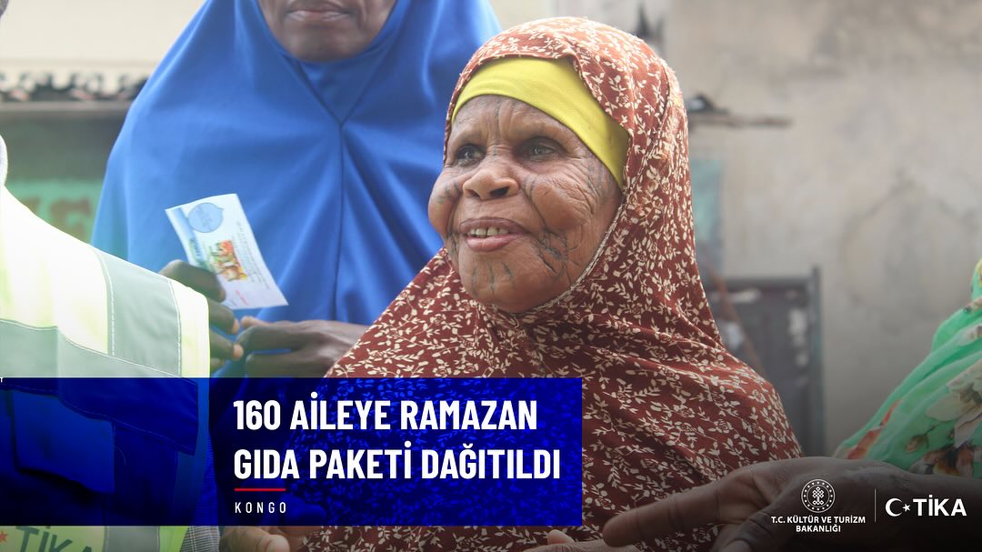 TİKA, Kongo'da iftar ve gıda yardımıyla dayanışmayı pekiştiriyor