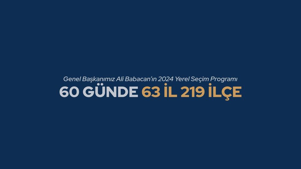 Deva Partisi Genel Başkanı Ali Babacan, Sahada Aktif Olmanın Önemini Vurguladı