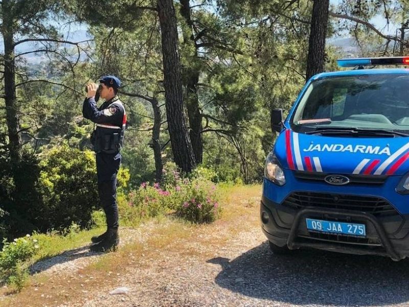 Aydın Jandarma, Orman Yangınlarına Karşı Devriyelerini Sıklaştırıyor