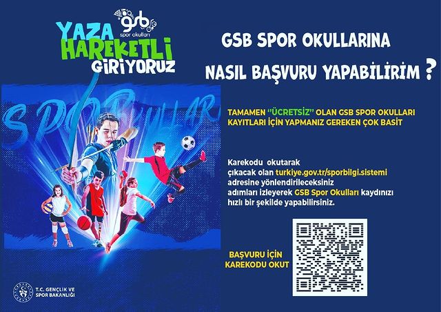 Spor Okulları Kayıtları Başladı