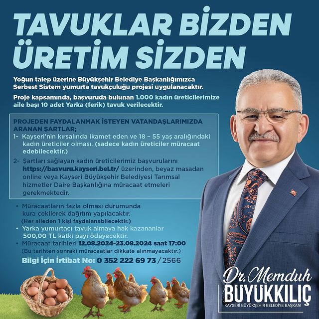 Kayseri Büyükşehir Belediyesi’nden Yerel Üreticilere Destek