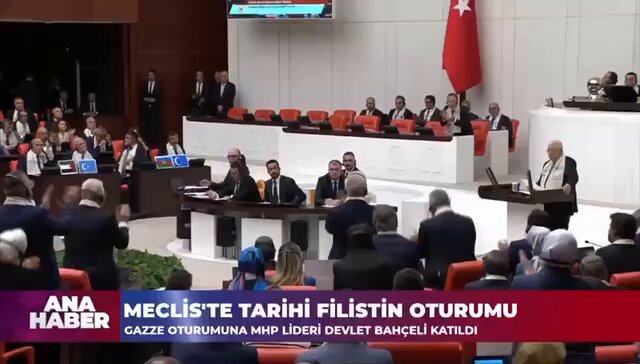 TBMM'de Gazze Konusunda Tarihi Oturum Gerçekleştirildi