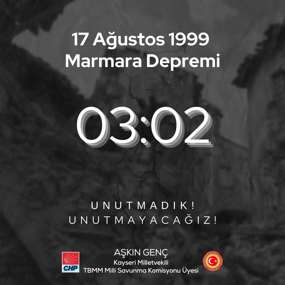 17 Ağustos Depremi Hala Unutulmadı