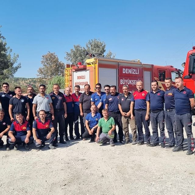 Orman Yangınlarıyla Mücadele Ekibi Aydın ve Muğla'dan Dönüş Yoluna Geçti