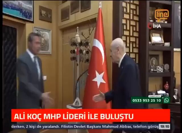 Devlet Bahçeli, Fenerbahçe Başkanı ile Görüştü