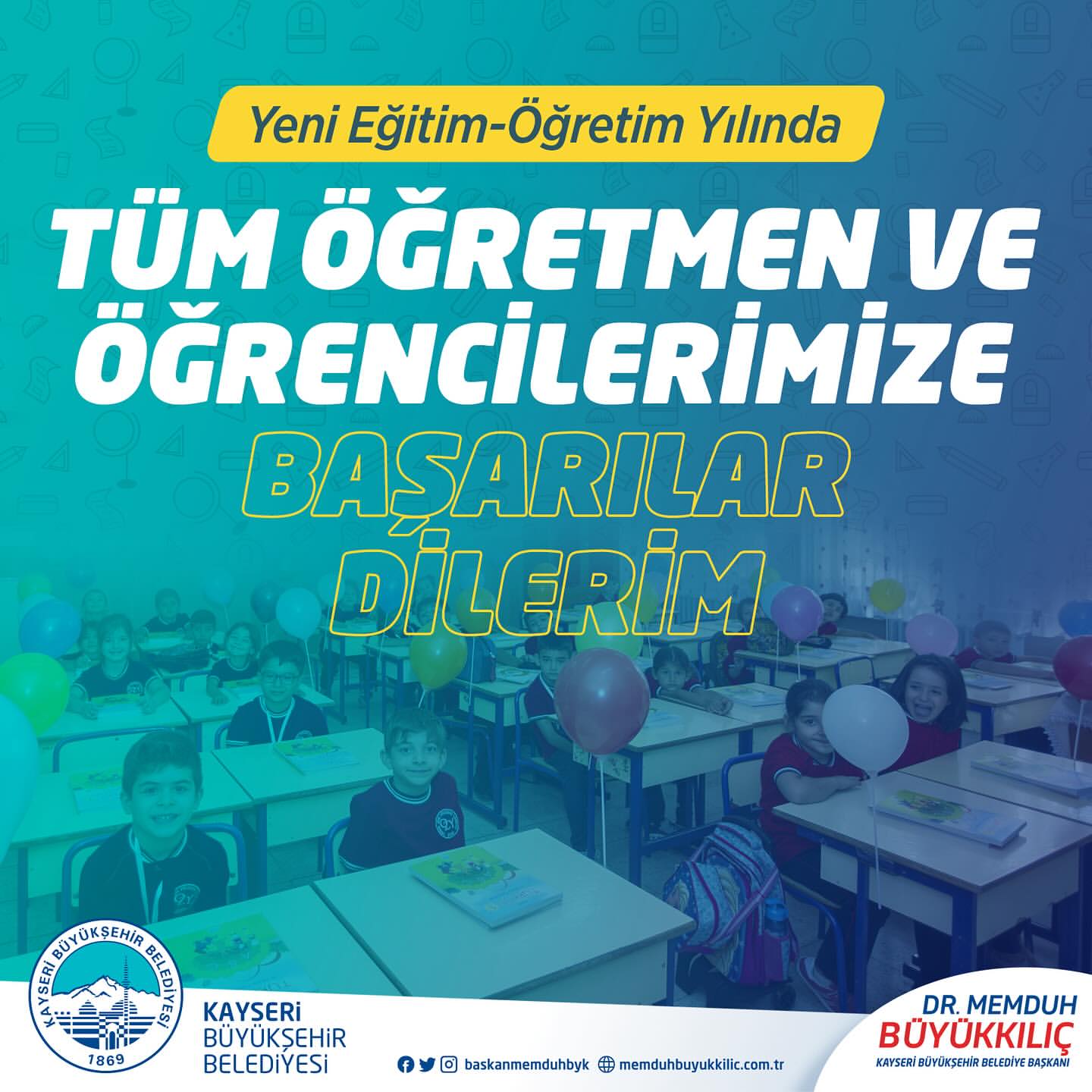 Yeni Eğitim-Öğretim Yılına Başarı ve Mutluluk Dilekleri