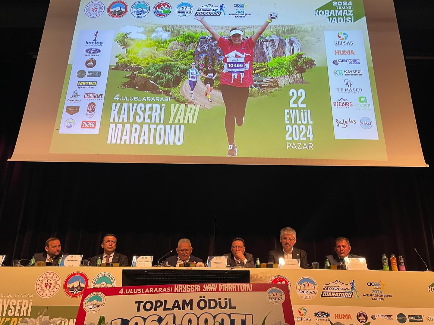 Uluslararası Yarı Maraton Kayseri'de Tanıtıldı