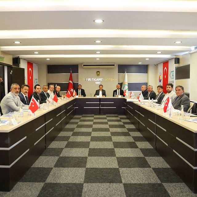 Kayseri Kocasinan'da Yatırımcılarla Toplantı Düzenlendi