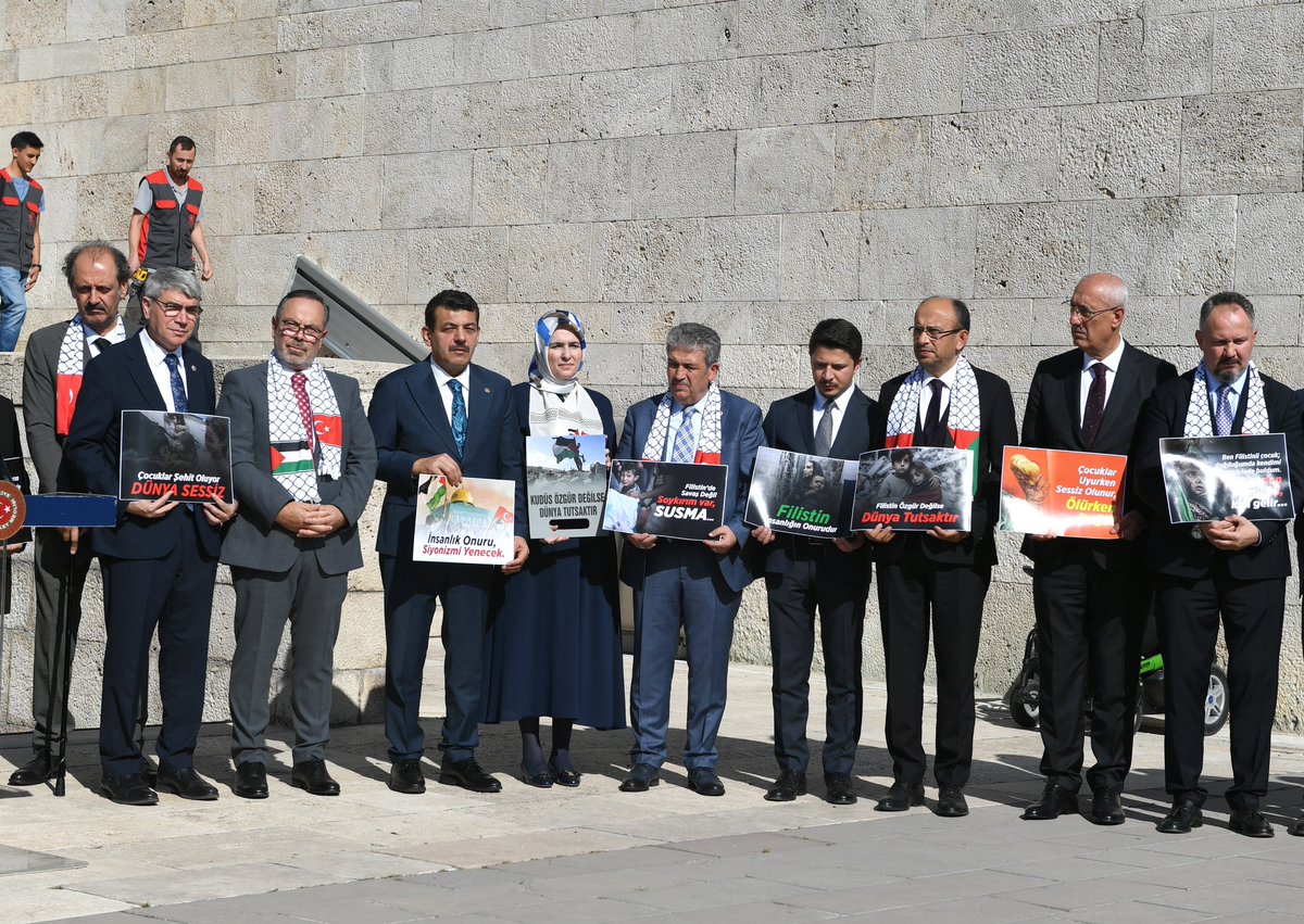 İsrail'in Saldırılarının Yıldönümünde Türkiye Büyük Millet Meclisi'nden Basın Toplantısı