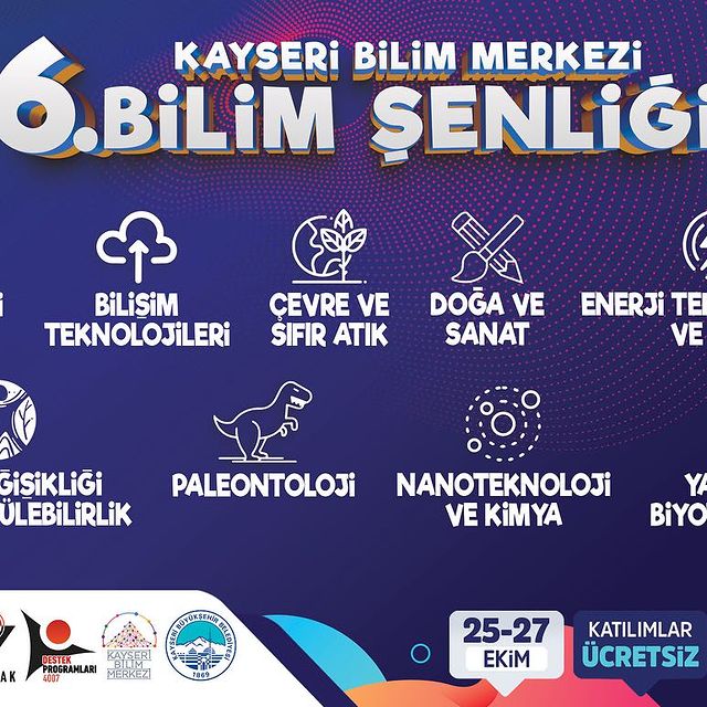 Kayseri'nin Bilim Şenliği Başlıyor