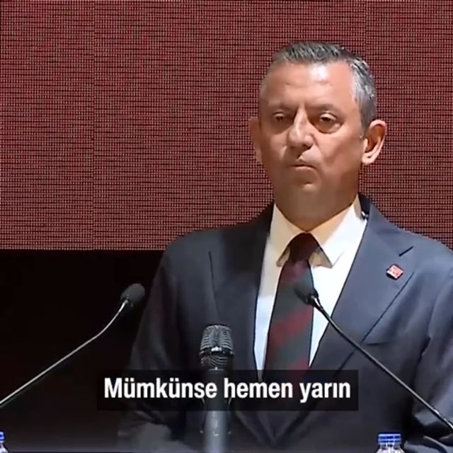 CHP Genel Başkanı Özgür Özel, Partinin Adayı Hakkında Konuştu