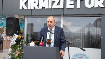 Kayseri Ticaret Odası Başkanı Ömer Gülsoy, Kırmızı Et Üreticileri Birliği'nin Yeni Hizmet Binası Açılış Töreninde