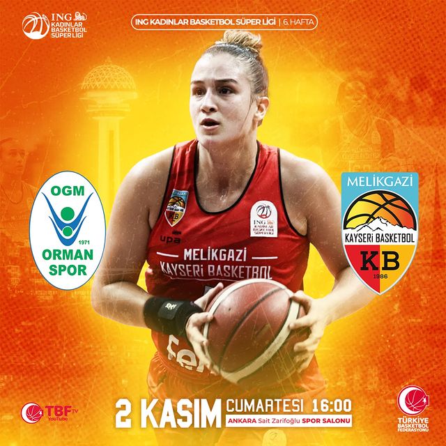 Kayseri Basketbol, OGM Orman ile Deplasmanda Karşılaşacak