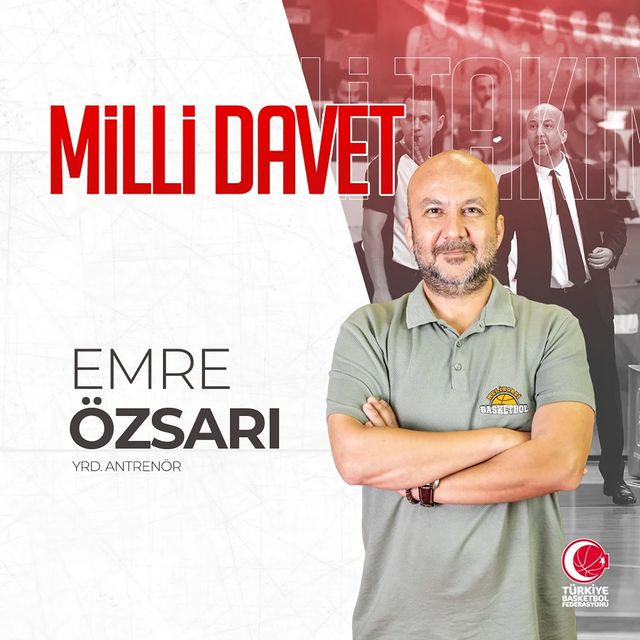 Melikgazi Kayseri Basketbol Spor Kulübü Antrenörü Emre Özsarı, Milli Takım Daveti Aldı