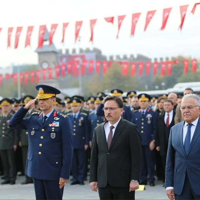 Kayseri'de Gazi Mustafa Kemal Atatürk Anısına Tören Düzenlendi