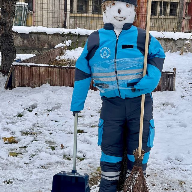 Kayseri Kocasinan Belediyesi Kışın Sokak Temizliğine Önem Veriyor