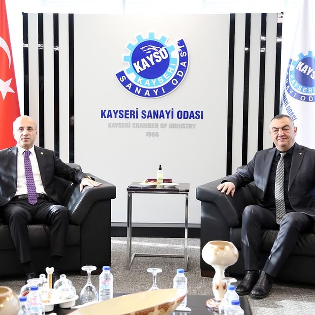 Kayseri Sanayi Odası, CHP Kayseri Milletvekili Aşkın Genç ve Beraberindeki Heyeti Ağırladı