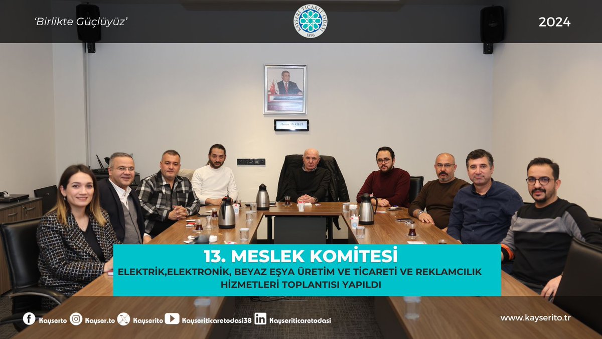 Kayseri Ticaret Odası İşbirliği Toplantısı Yaptı