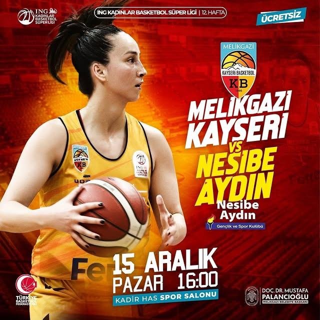 Kayseri Basketbol Takımı, Nesibe Aydın İle Karşılaşacak