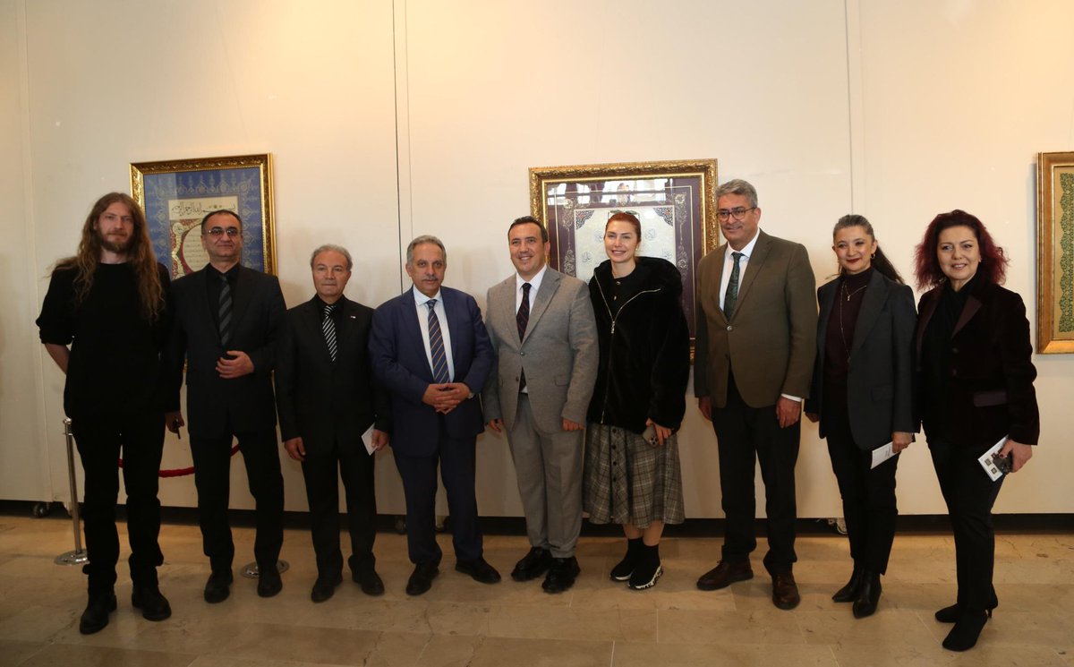 Erciyes Üniversitesi Güzel Sanatlar Fakültesi ve Rektörlüğü'nden Hat ve Minyatür Sergisi