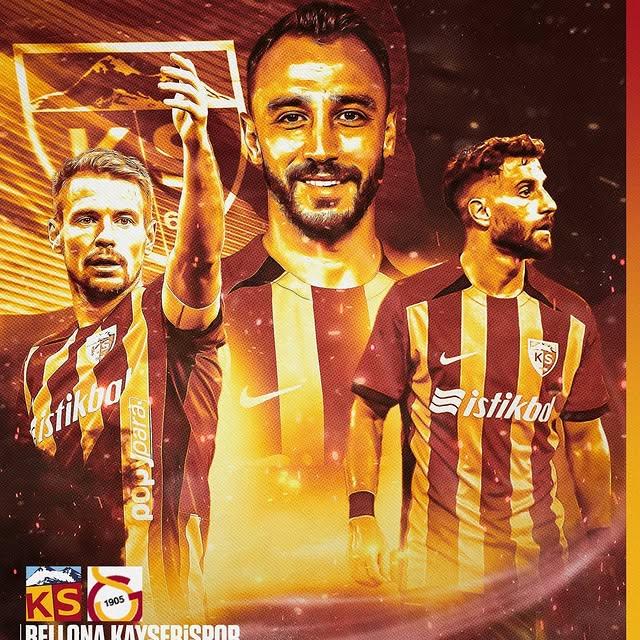 Galatasaray ile Kayserispor Karşı Karşıya