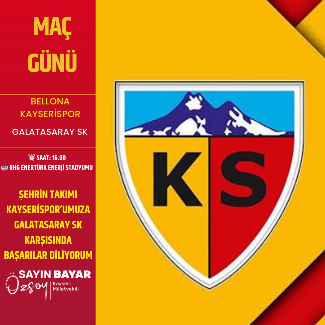 Kayserispor Galatasaray ile Karşılaşacak