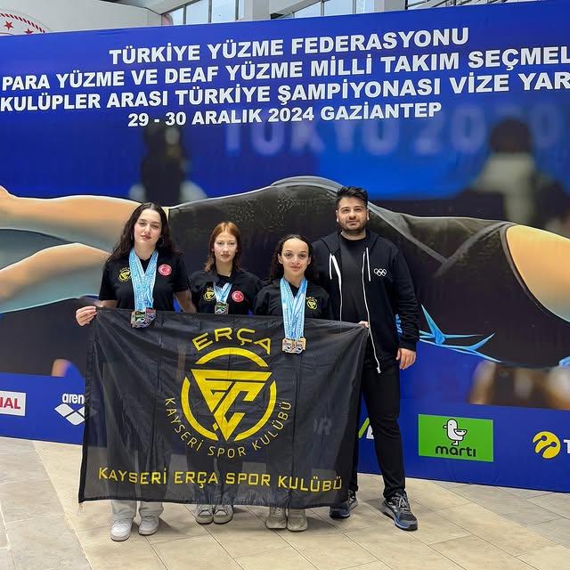 Kayseri Erça Spor Kulübü'nün Ampute Yüzücülerinden Büyük Başarı