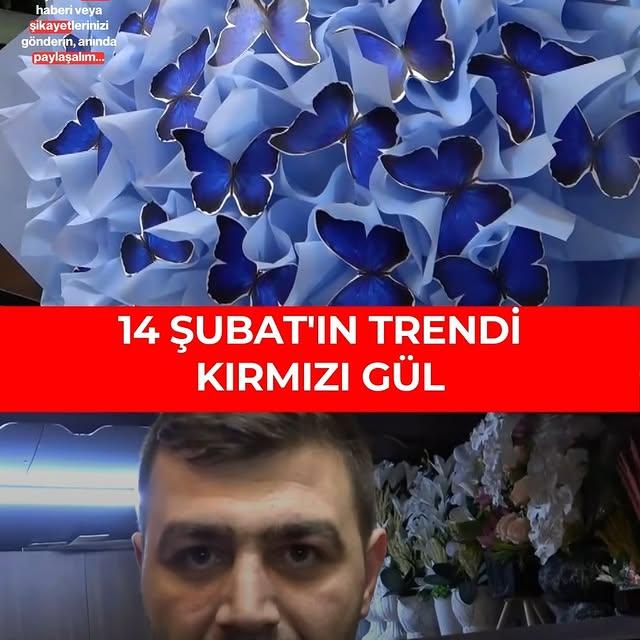 Kayseri'de Sevgililer Günü'nde Kırmızı Gül Trendleri