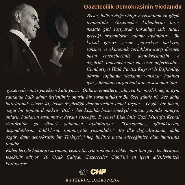 Gazetecilik, demokrasinin vicdanıdır