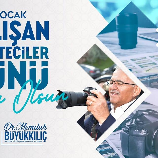 Kayseri Büyükşehir Belediye Başkanı 10 Ocak Çalışan Gazeteciler Günü'nde Mesaj Yayımladı