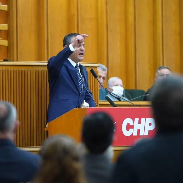 CHP Genel Başkanı Özgür Özel Parti Grup Toplantısında Konuşacak