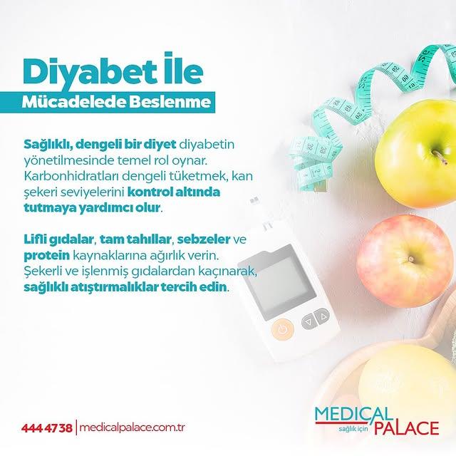 Diyabetle Mücadelede Sağlıklı Beslenme Önemli