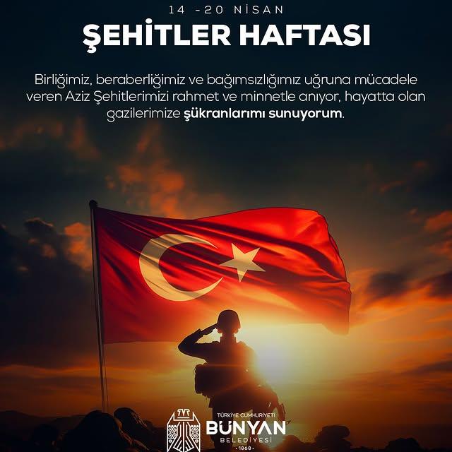 Bünyan Belediyesi, Şehitleri Andı