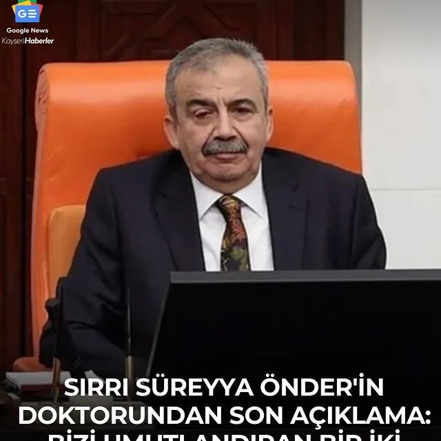 DEM Parti Milletvekili Sırrı Süreyya Önder Kalp Krizi Geçirdi